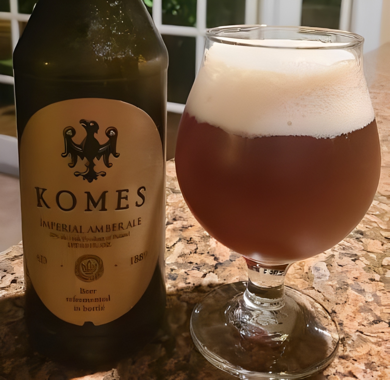 Komes Imperial Amber Ale: Warm amber magic from Poland