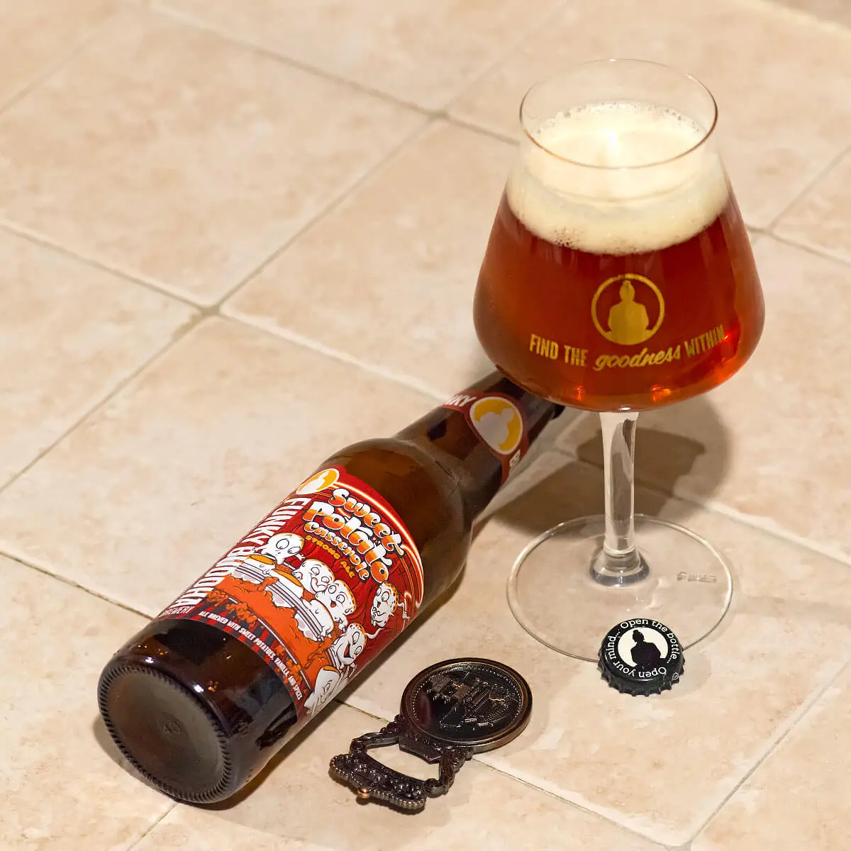 Bia co mau nau do dam am ap nhu mau cua cu khoai lang vua duoc nuong - Sweet Potato Casserole Strong Ale: Cất Giữ Hương Vị Lễ Tạ Ơn