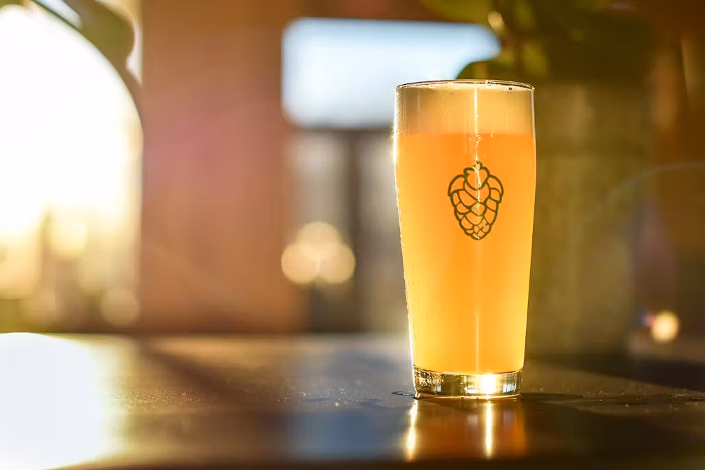 朝日のように温かく輝く、深い黄金色のビール - Spruced: The Delicate Touch of the Old Forest