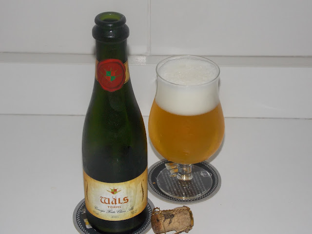 Bier hat eine warme Bernsteinfarbe wie ein Sonnenuntergang - Wäls Trippel: Trippel Masterpiece Echoing Time