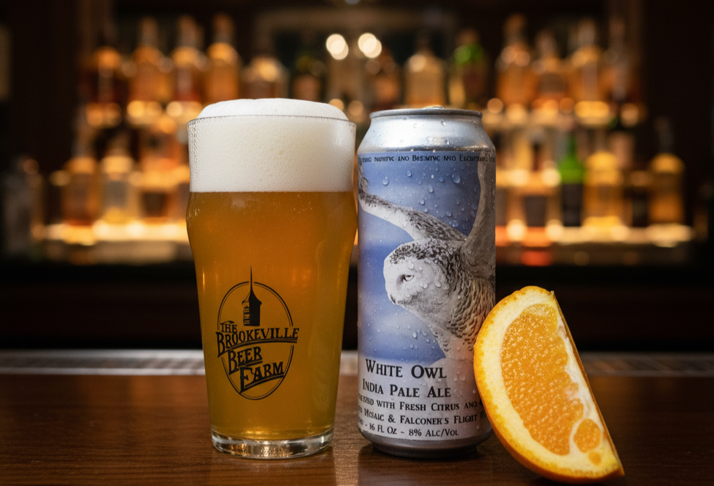 Bia co mau vang ho phach long lay nhu nhung tia nang cuoi ngay - White Owl India Pale Ale: Lời Th&igrave; Thầm Của C&uacute; Trắng