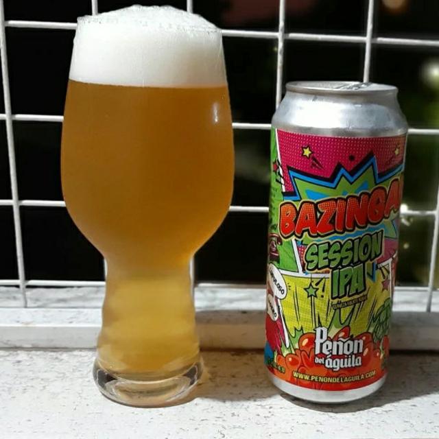 Bazinga! Session IPA: Nụ Hôn Tạm Biệt Muộn Phiền Bia co mau vang rom den vang anh ho phach ay nhu mot giot nang Mendoza - Bazinga! Session IPA: Nụ Hôn Tạm Biệt Muộn Phiền