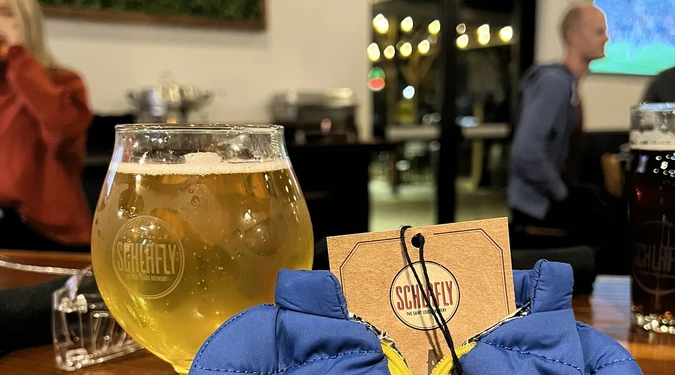 Schlafly Summer Lager: A beer with a deep golden color, clear as a drop of early rain - Schlafly Summer Lager: A beer with a deep golden color, clear as a drop of early rain
