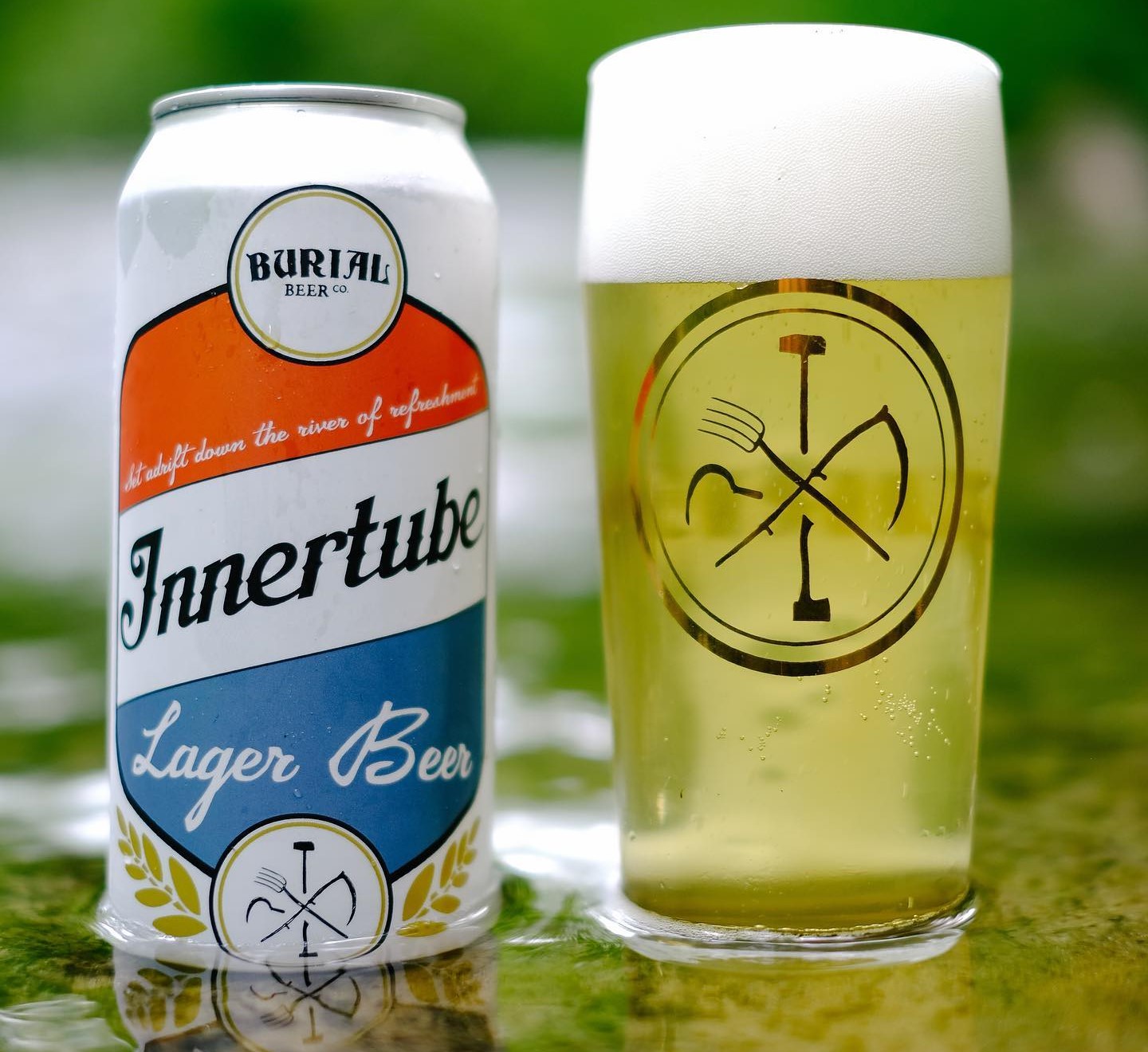 The most ancient golden beer, as old as the old man, has been refined again - Innertube: Swimming Float For The Soul To Soar