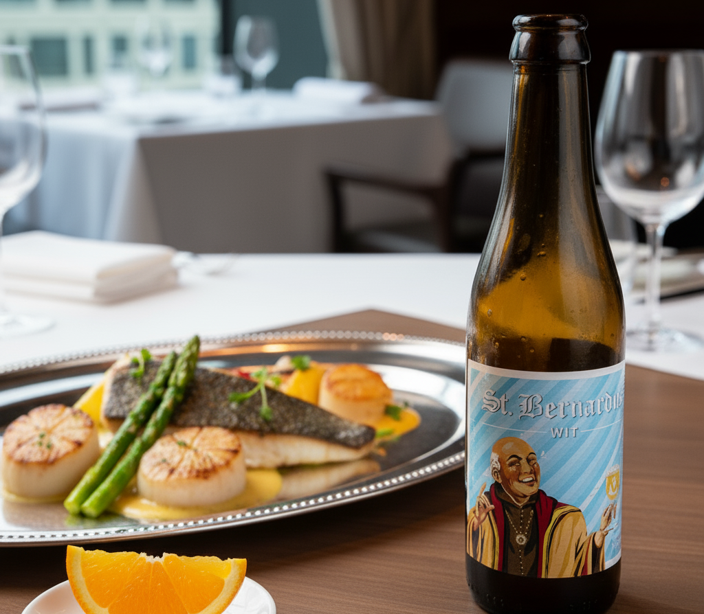 This beer goes well with delicious fresh seafood - Wit: Immerse Yourself In The Cloudy Yellow From The Heart Of Belgium