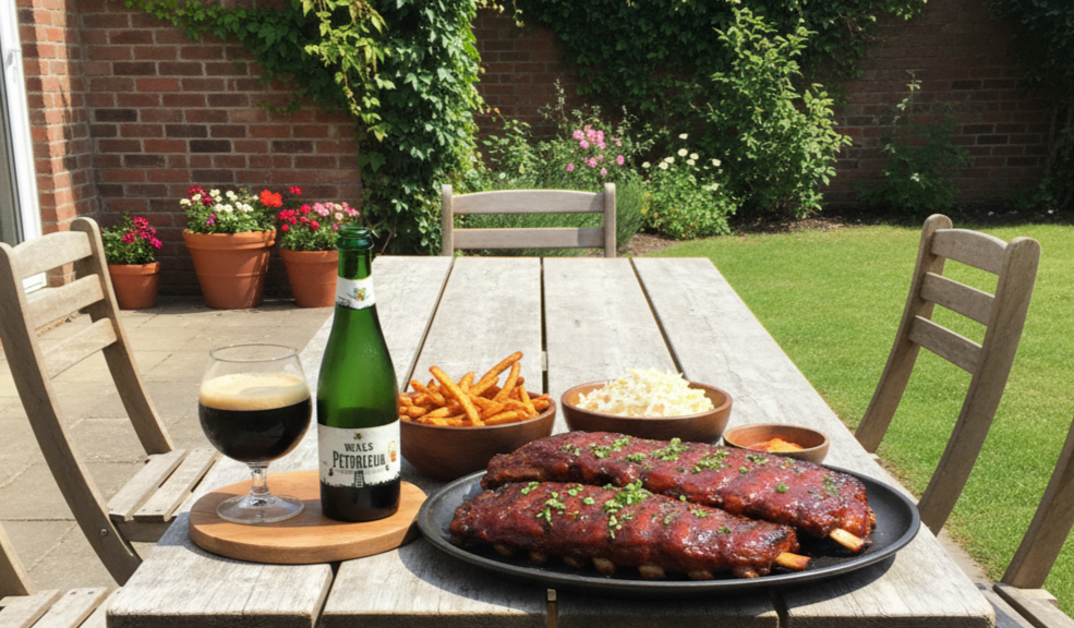 This beer is perfect to enjoy with grilled pork ribs with spices and salt - Wals Petroleum: Stories From The Passionate Brazilian Nights