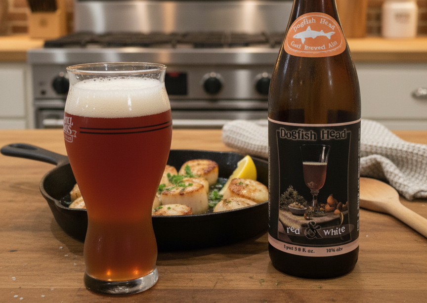 Red & White: When Witbier Awakens the Red Dream This beer goes well with delicious grilled beef dishes - Red & White: When Witbier Wakes Up the Red Dream