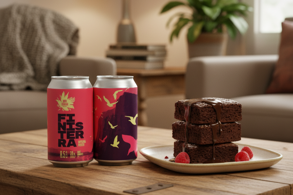 Dieses Bier passt gut zu einem süßen Schokoladenbrownie - Finisterra: Der König der Porter in der Welt des Geschmacks