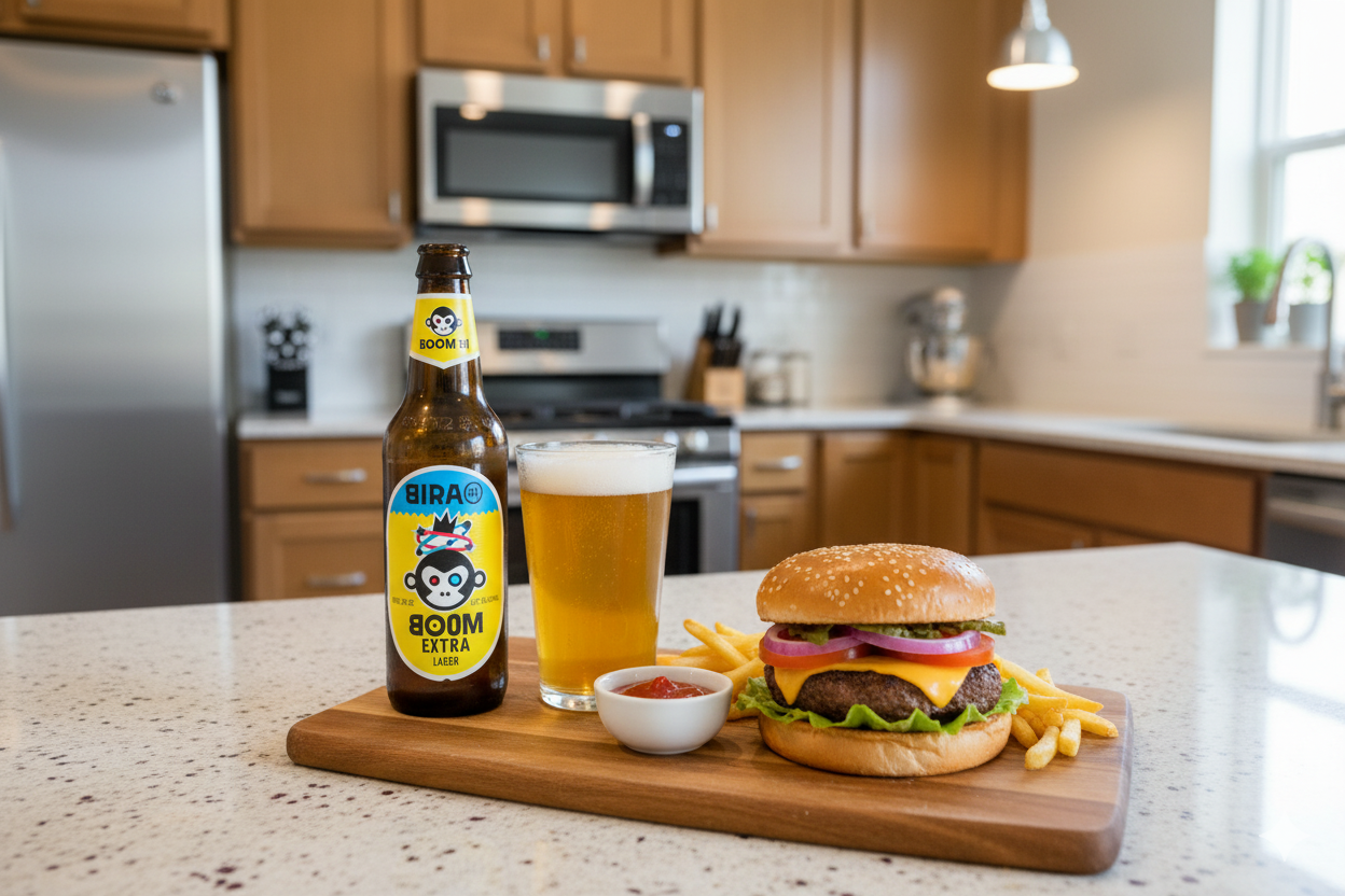 This beer goes well with beef burger - Boom Extra: The Perfect Rebellion in the Indian Beer Village