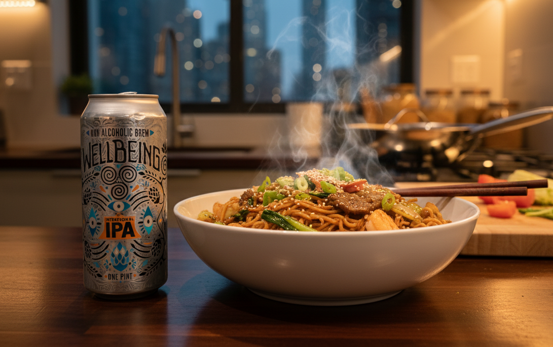 Intentional IPA: Vị Đắng Hoàn Hảo Cho Một Tâm Trí Nhẹ Tênh Bia nay phu hop thuong thuc voi mon mi xao chua cay dam vi - Intentional IPA: Vị Đắng Hoàn Hảo Cho Một Tâm Trí Nhẹ Tênh