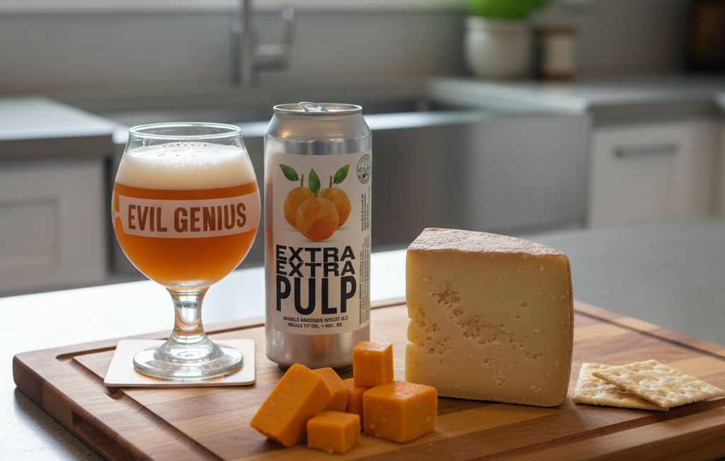 Dieses Bier passt gut zu kräftigem Cheddar und Gouda - Extra Extra Pulp: Die Entschlüsselung des trüben goldenen Meisterwerks