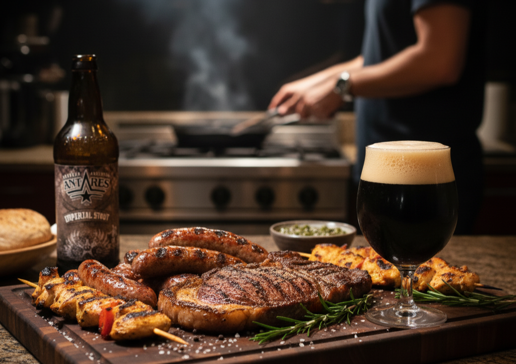 Bia nay phu hop thuong thuc voi nhung mon thit nuong thom lung dam vi - Imperial Stout: Linh Hồn Của Biển Đ&ecirc;m Argentina