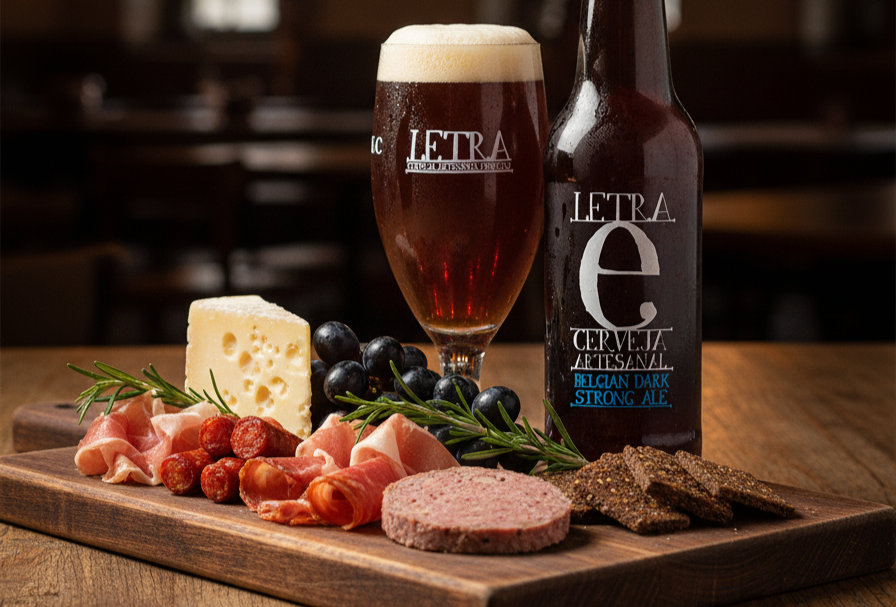 Beer goes well with the delicious Charcuterie - E: When Portuguese Flavors Speak Poetry