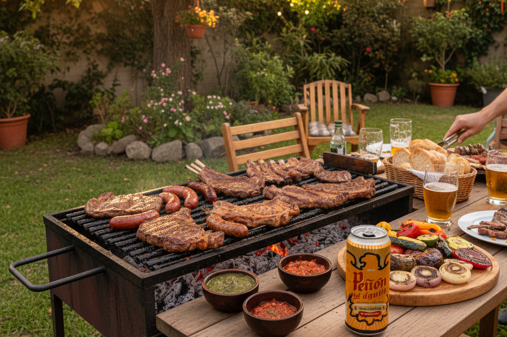 ホニグビア:5月の陽光の中での陶酔の旅 ビールは美味しいアルゼンチンのアサドとよく合う - ホニグビア:5月の陽光の中での陶酔の旅