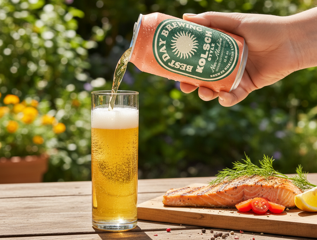 Kölsch: Endlosem Spaß Leben einhauchen Bier passt gut zu leckerem gegrilltem Lachs - Kölsch: So wird endloser Spaß zum Leben erweckt