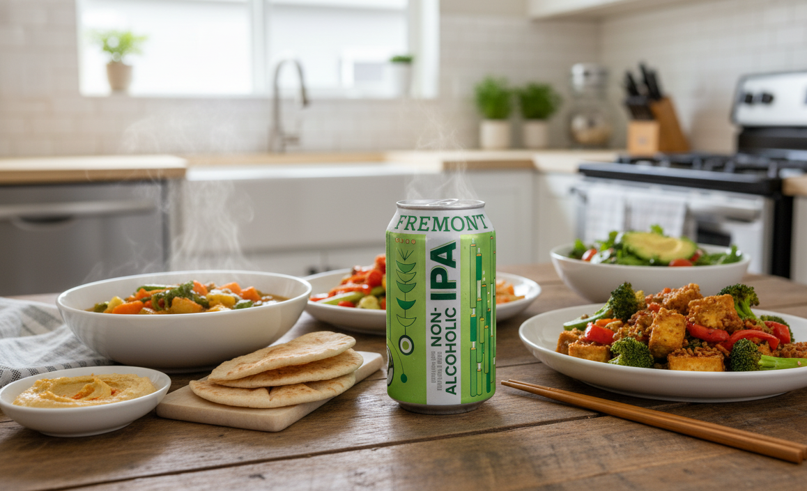 Vegetarische Gerichte, die zu diesem Bier passen - Alkoholfreies IPA: Purer Geschmack für nüchterne Momente