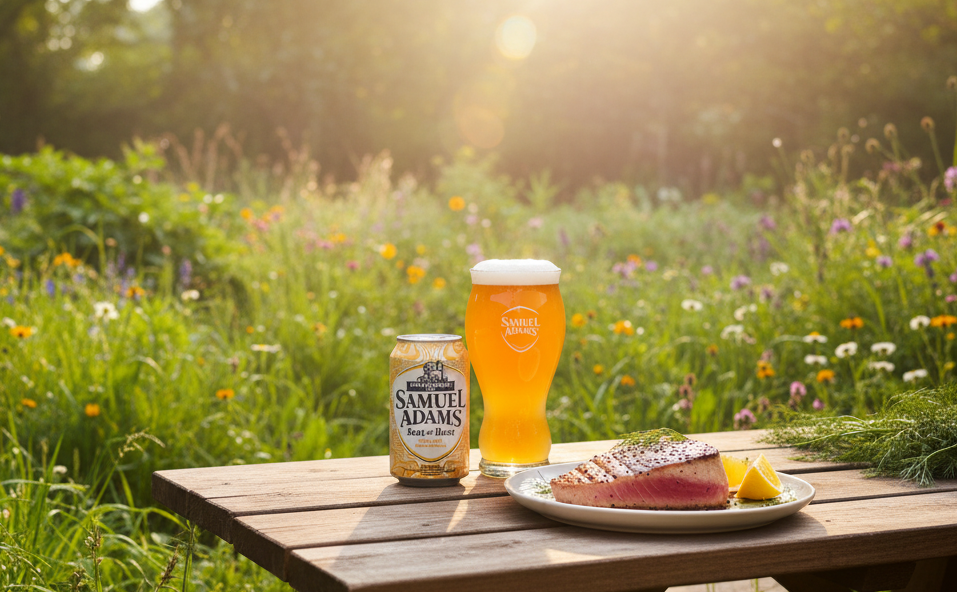 Just The Haze: A Gentle Manifesto of Non-Alcoholic Beer Grilled fish dish is a perfect match with this beer - Just The Haze: The Gentle Manifesto of Non-Alcoholic Beer