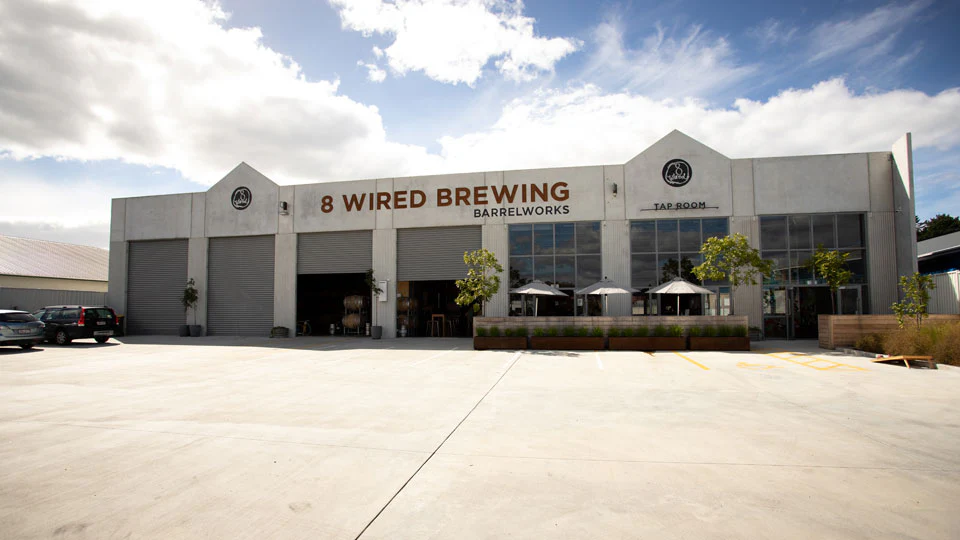 Impressive exterior image of 8 Wired Brewing Co. - Opium Cake: When Flavor Speaks, The Soul Listens