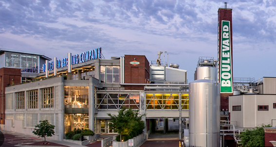 Exterior view of Boulevard Brewing Co.'s modern brewery - 80-Acre Hoppy Wheat: A Gentle Variation of Hops