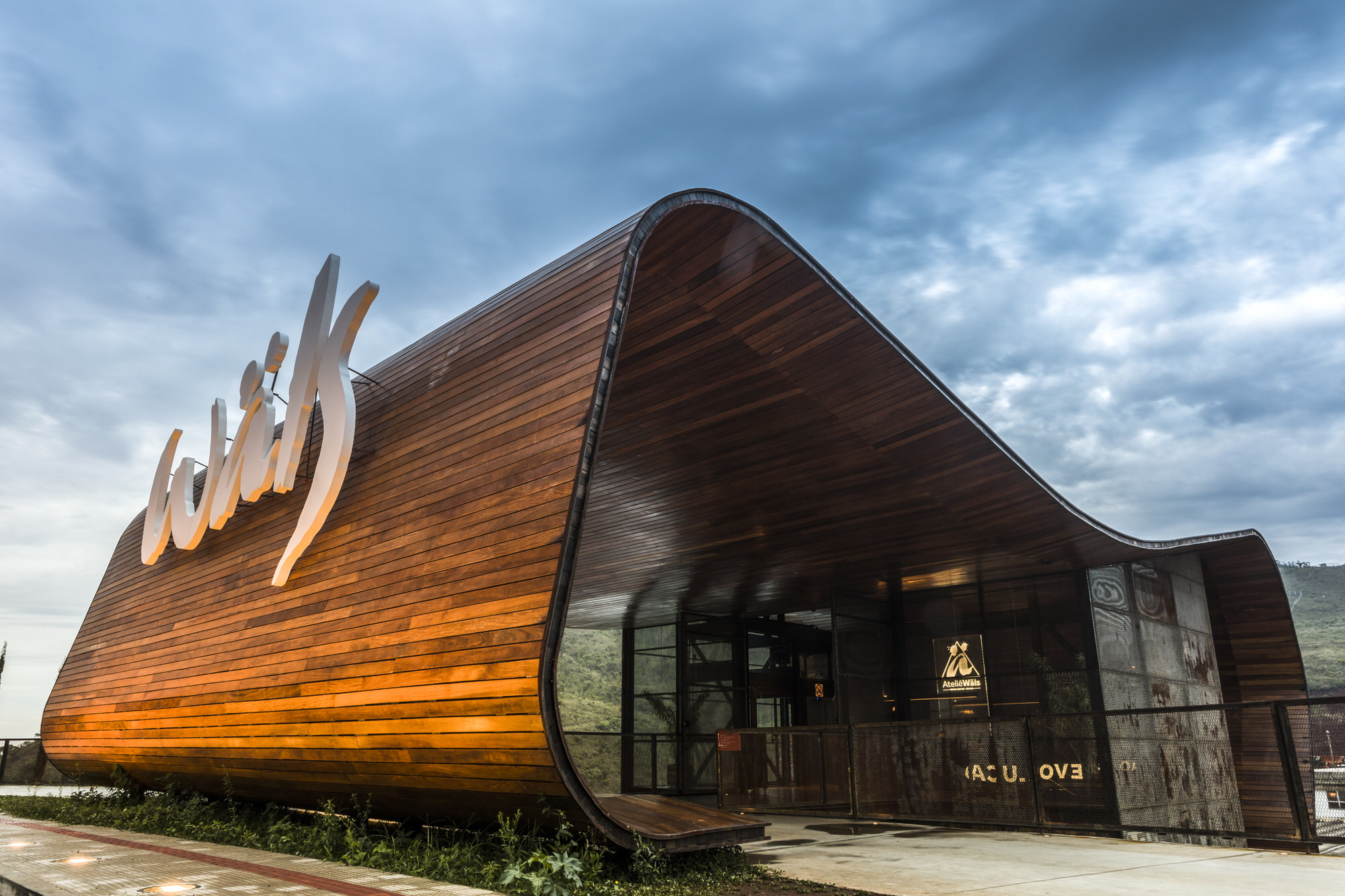 The unique exterior of the Cervejaria Wals brewery - Belô Ipê: A Multi-Sensory Journey Through a Glass of Brazilian Beer