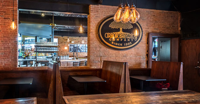 Inside the cozy Arbor Brewing Company brewery - Buzzsaw American IPA: A Golden Declaration for Taste Revolution