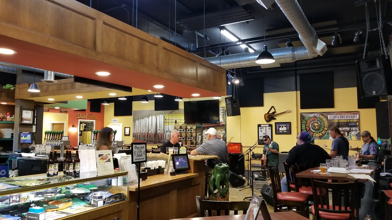 Fun pictures inside Hoppin Frog Brewery - Turbo Shandy - Tequila Barrel-Aged: Lemon Riot