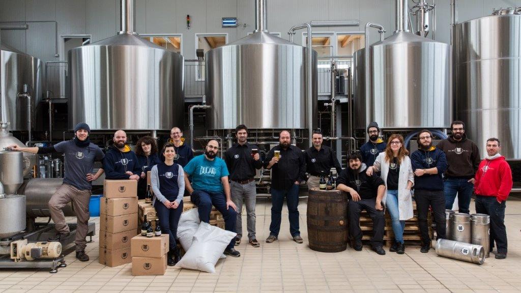 Souvenir photo of Birrificio Del Ducato factory employee - Baciami Lipsia: Wild Kiss Imbued with Italian Soul
