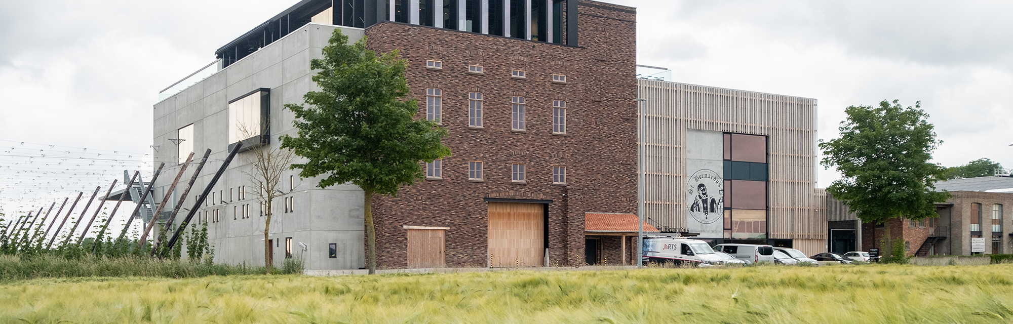 Image of the modern Brouwerij Sint Bernard St. Bernardus brewery - Wit: Immerse yourself in the opaque yellow from the heart of Belgium