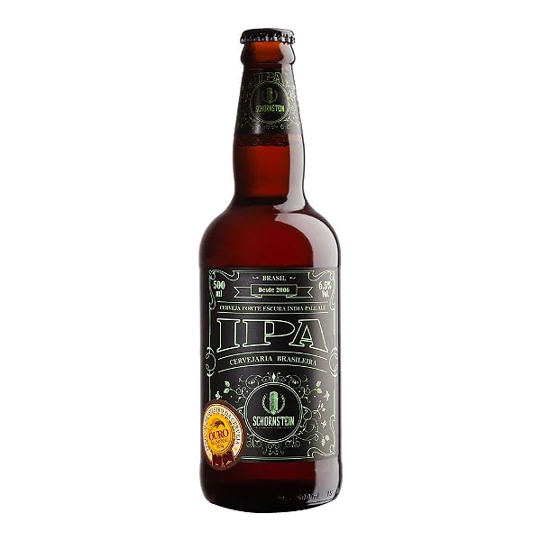 IPA designed with impressive hop lines - IPA: Golden Hops From the Heart of Brazil