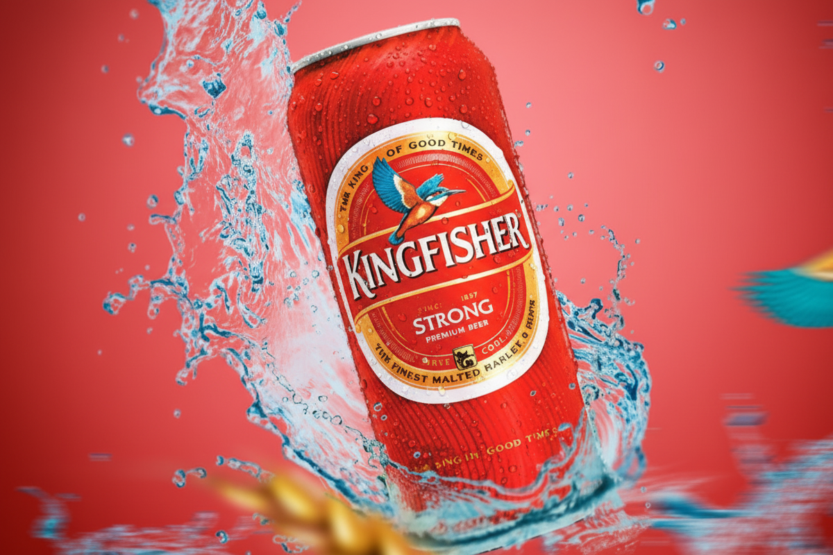 Kingfisher Strong hat ein einzigartiges rotes Bierdosendesign 1 - Kingfisher Strong: Ein Wirbelwind des sanften Geschmacks