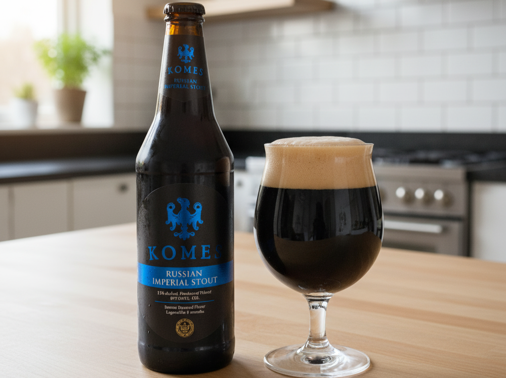 Komes Russian Imperial Stout Đắm Mình Trong Bóng Đêm Komes Russian Imperial Stout Đắm Mình Trong Bóng Đêm