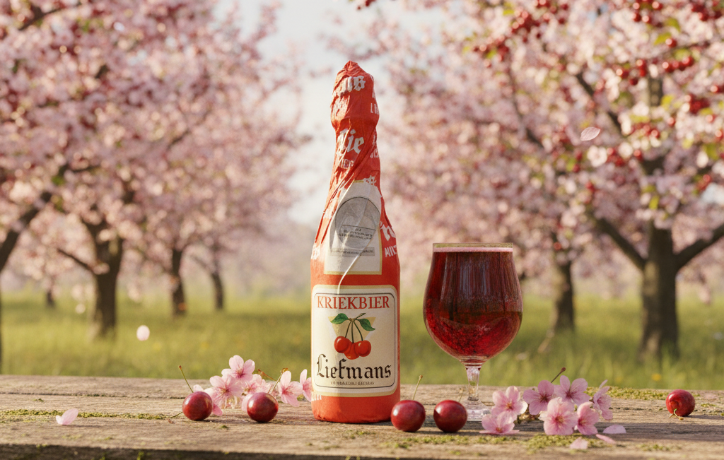 Kriekbier Nụ Hôn Chua Ngọt Của Nàng Thơ Anh Đào