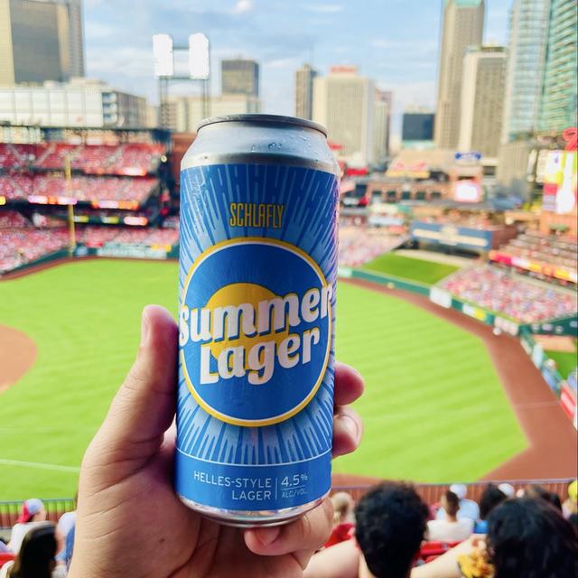 Summer Lager beer can enjoyed at the soccer match - Schlafly Summer Lager: The Intoxicating Drink Calls Summer Home
