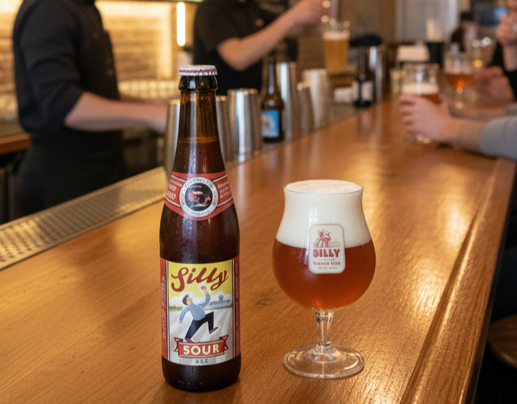 Beer Glass 1 - Silly Sour: The Sour Taste of Courage & The Aftertaste of Passion