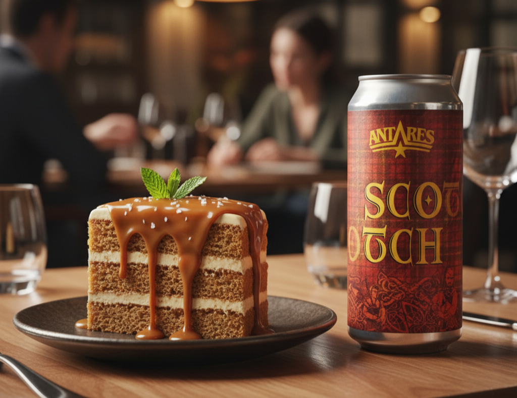 Scotch: The Argentine Southern Fire God Sweet caramel cake goes well with this beer - Scotch: The Fire God of Southern Argentina