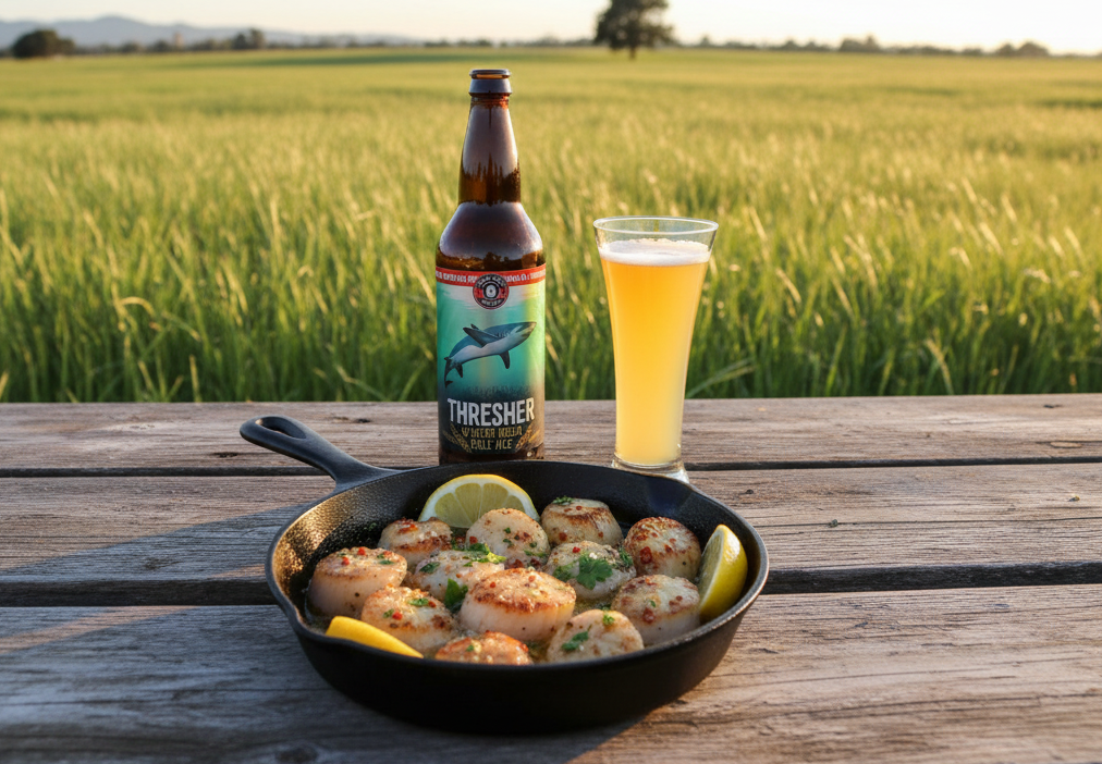 Mon so diep nuong bo toi vo cung phu hop thuong thuc voi bia nay - Thresher: G&atilde; Khổng Lồ Dịu D&agrave;ng Trong Thế Giới Bia Thơm