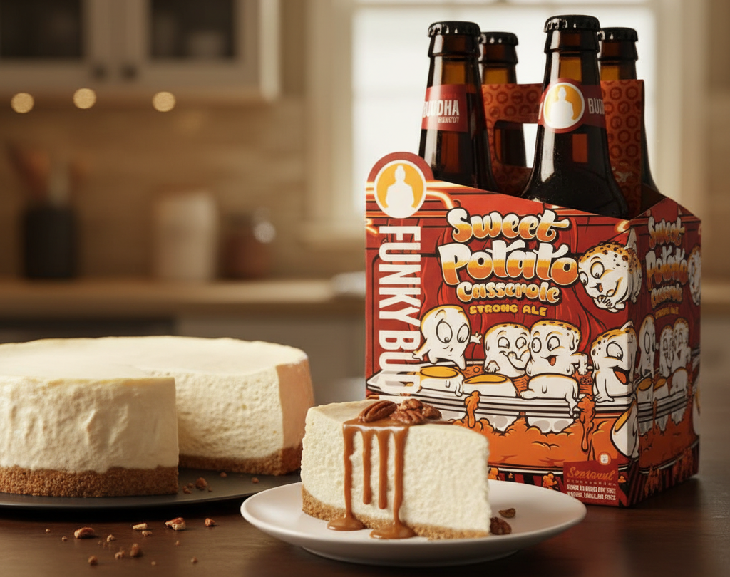 Nhung mieng banh pho mat beo ngay phu hop thuong thuc cung bia nay - Sweet Potato Casserole Strong Ale: Cất Giữ Hương Vị Lễ Tạ Ơn