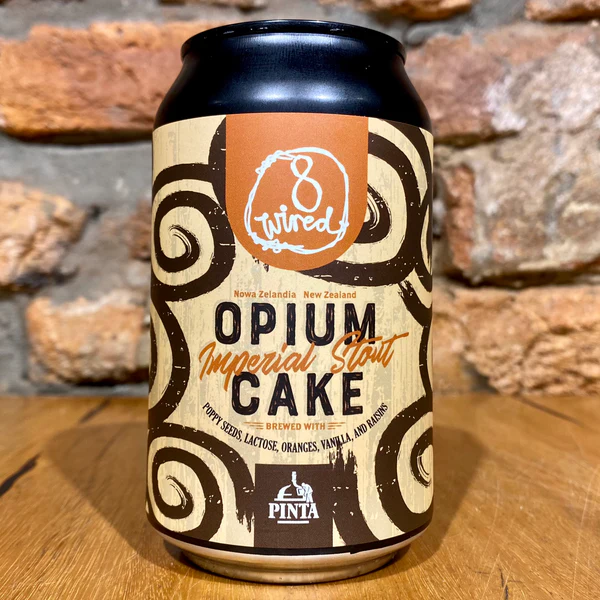 Opium Cake has the most brown design with delicate curved lines - Opium Cake: When the Flavor Speaks, the Soul Listens