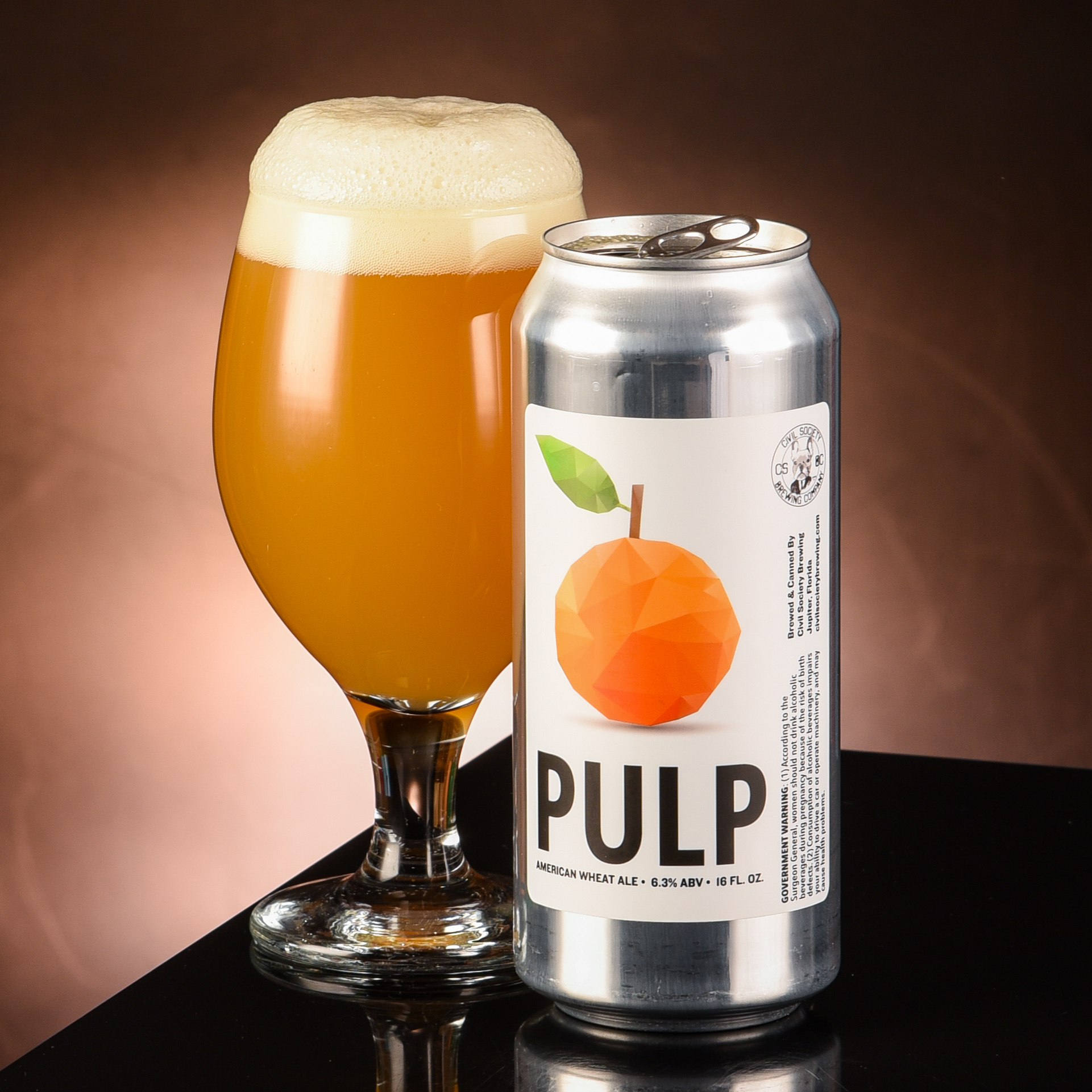 Pulp co thiet ke an tuong voi hinh qua mong noi bat dung voi tinh than phong cach American Pale Wheat Beer - Pulp: Huyền Thoại V&agrave;ng Định Nghĩa C&aacute;i Đẹp Của Bia L&uacute;a M&igrave; Mỹ