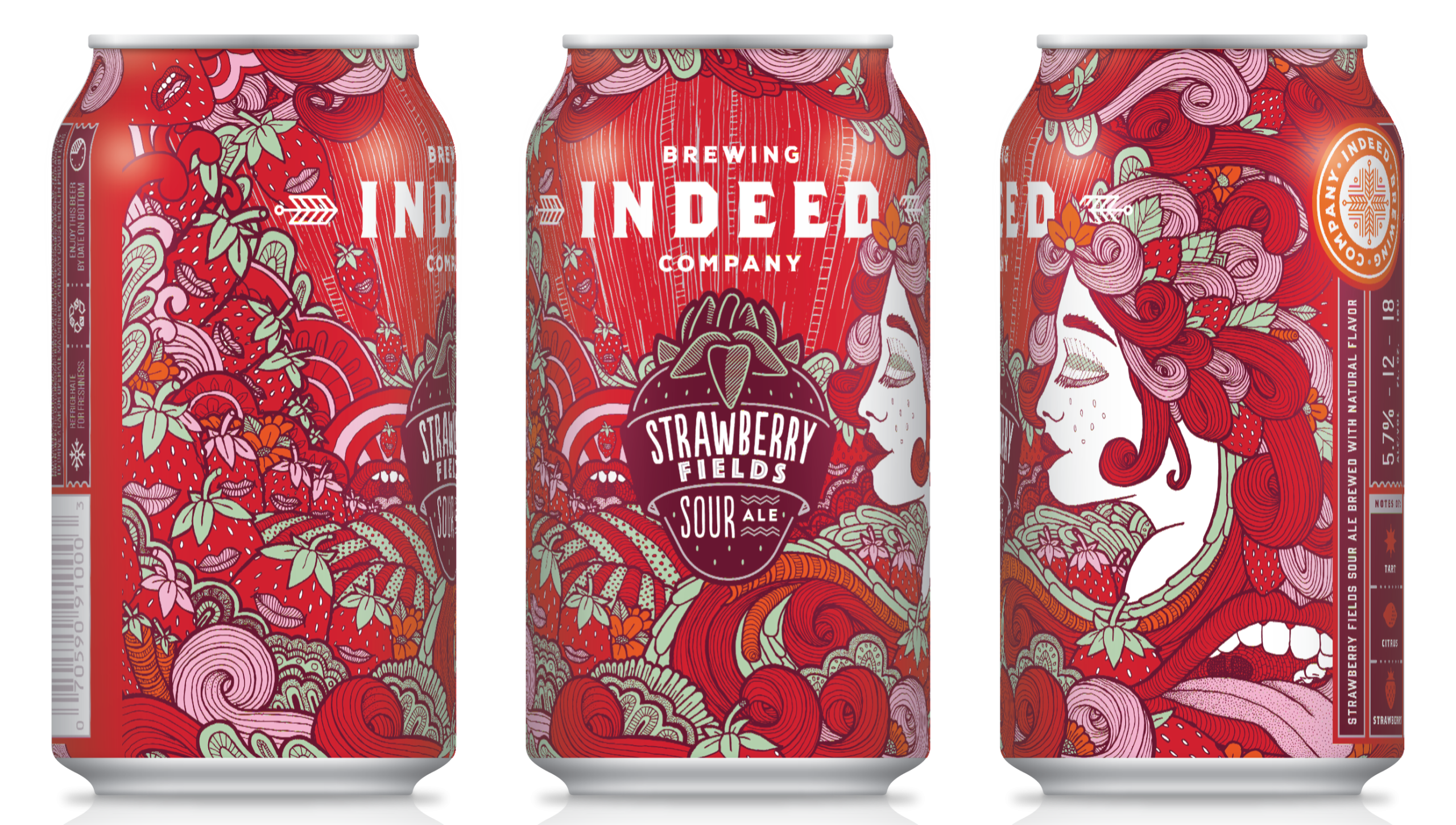 Strawberry Fields has an artistic design with scaled star lines - Strawberry Fields: Summer Variations in Every Drop of Gold