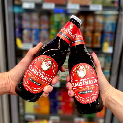 Enjoy Santa Clausthaler with the friends who created the memorable scene - Santa Clausthaler: Spirit of Beer, Breath of Sanity