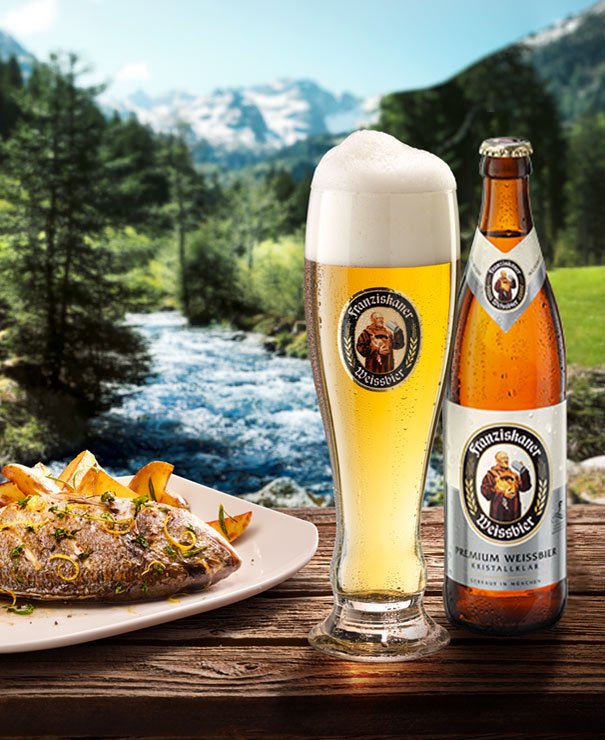 Enjoying beer on a warm, sunny afternoon is absolutely wonderful - Franziskaner Weissbier Kristallklar: The Masterful Purity of the Beer