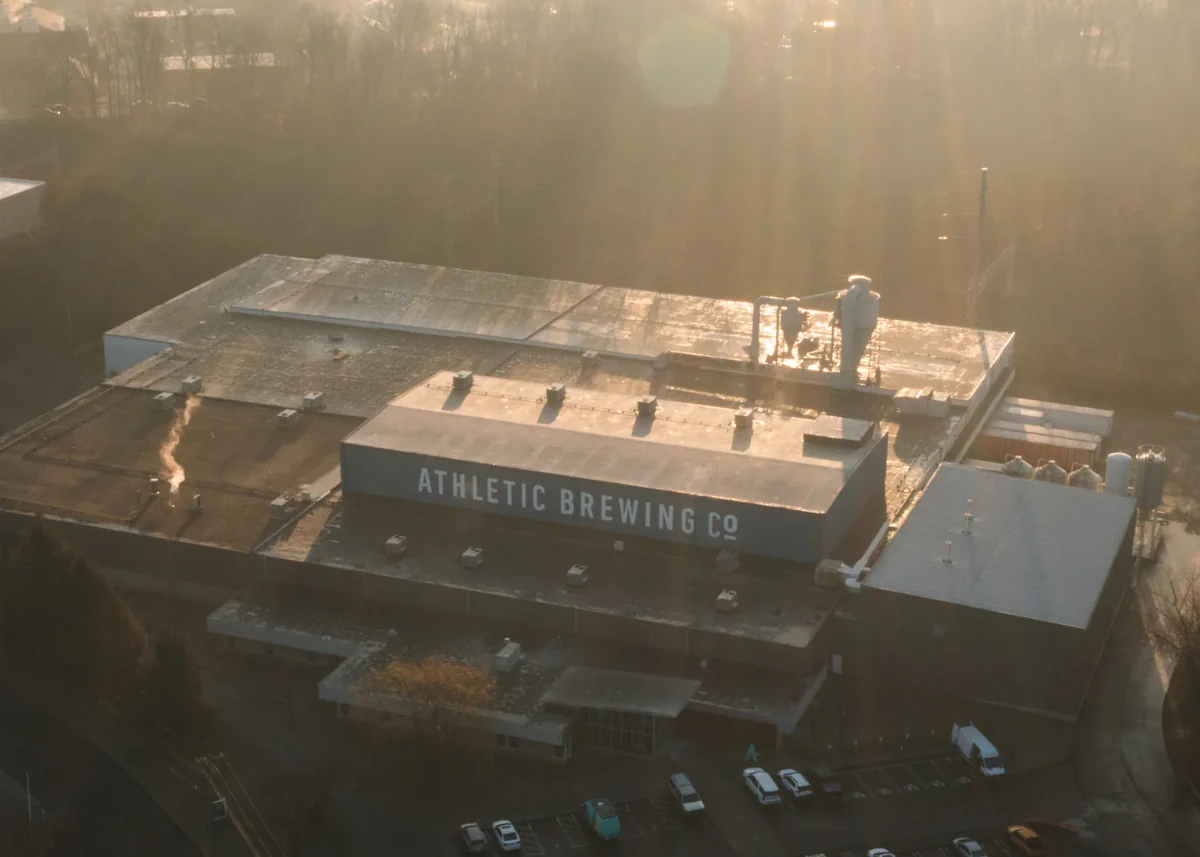Athletic Brewing Co. Brewery View From Above - Stump Jump: Australia's Proud Pale Ale Lady