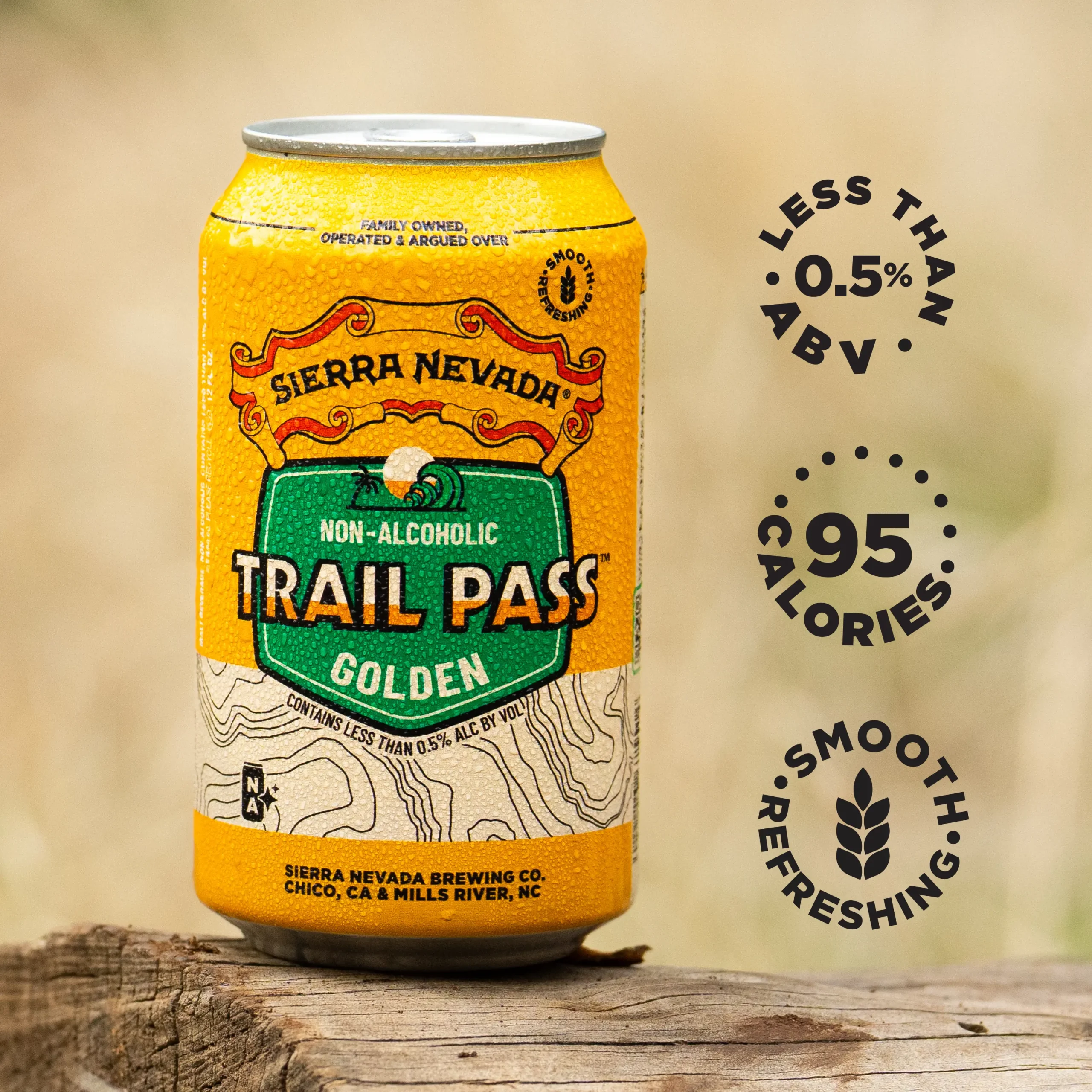 Trail Pass Golden has an impressive scaled orange-yellow beer bottle design - Trail Pass Golden: The Golden Ticket For A Pure Journey