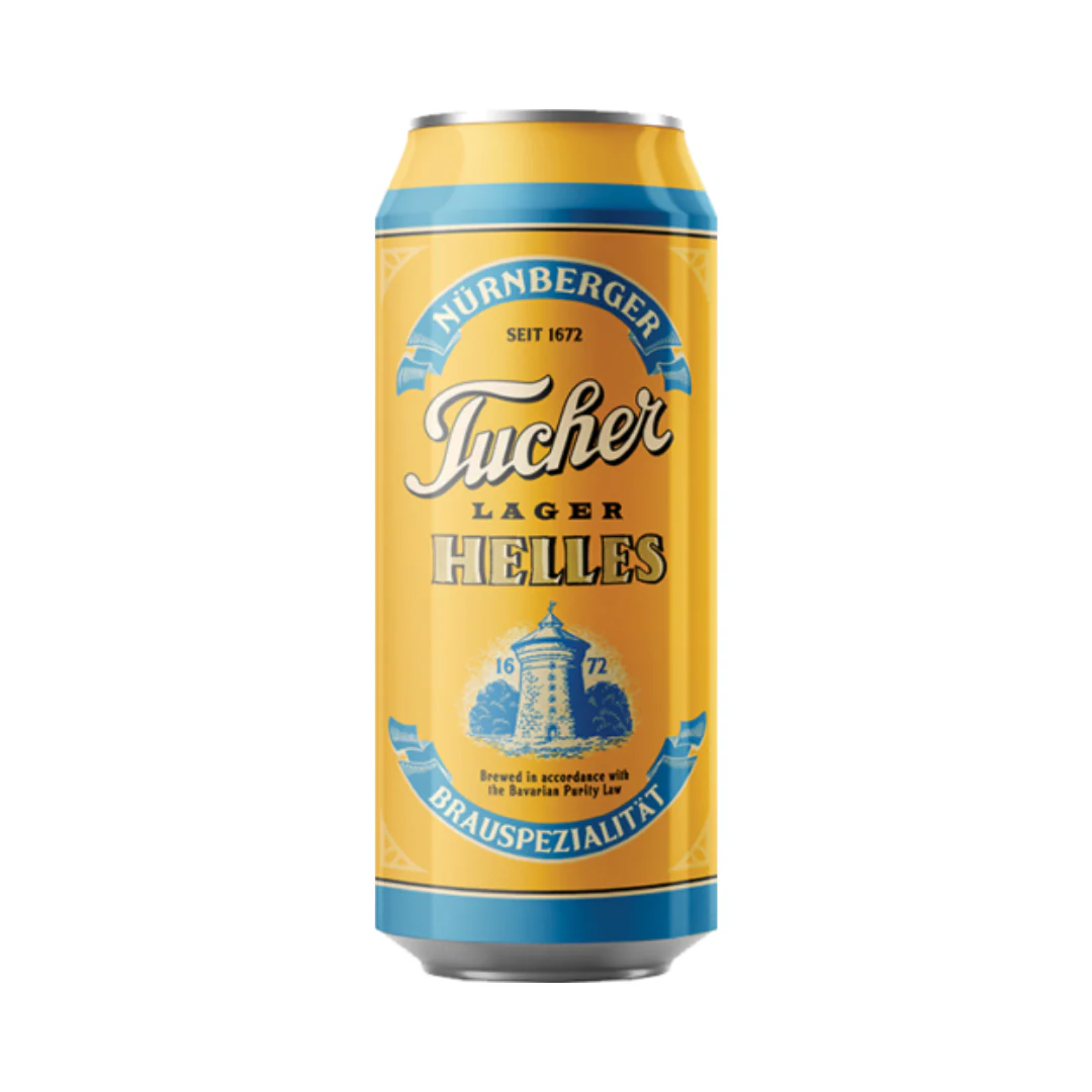 Tucher Helles Lager has an attractive green-gold beer design - Tucher Helles Lager: A Pure Masterpiece That Captivates the Soul