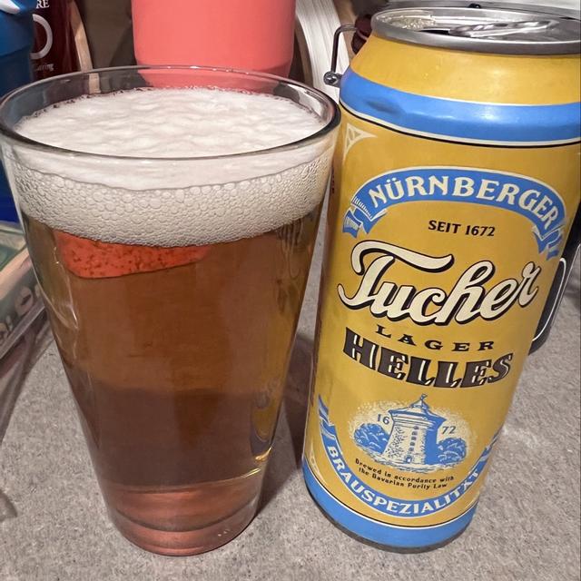 Tucher Helles Lager and a glass of pure, smooth beer are extremely impressive - Tucher Helles Lager: Pure Masterpiece That Captivates the Soul