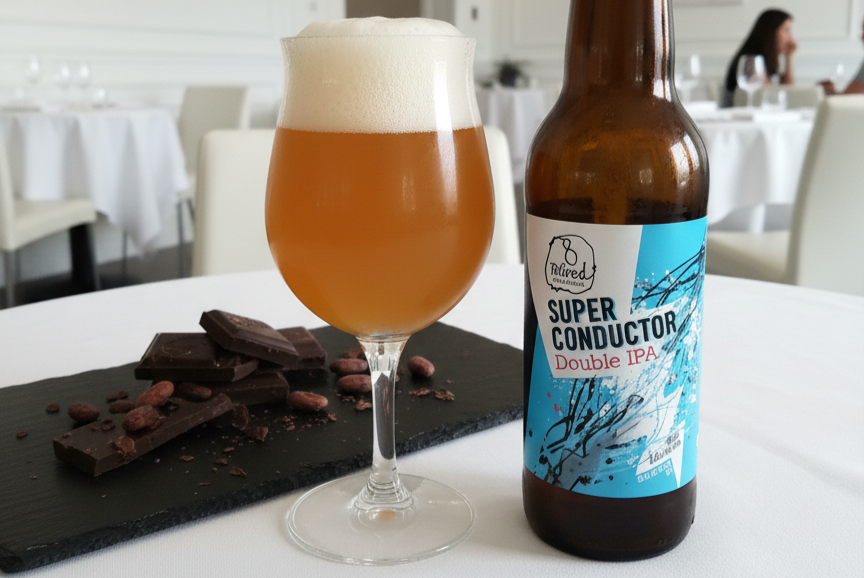 The beer's flavor goes well with the rich chocolate - Super Conductor: An Emotional Journey in Every Sip of Beer