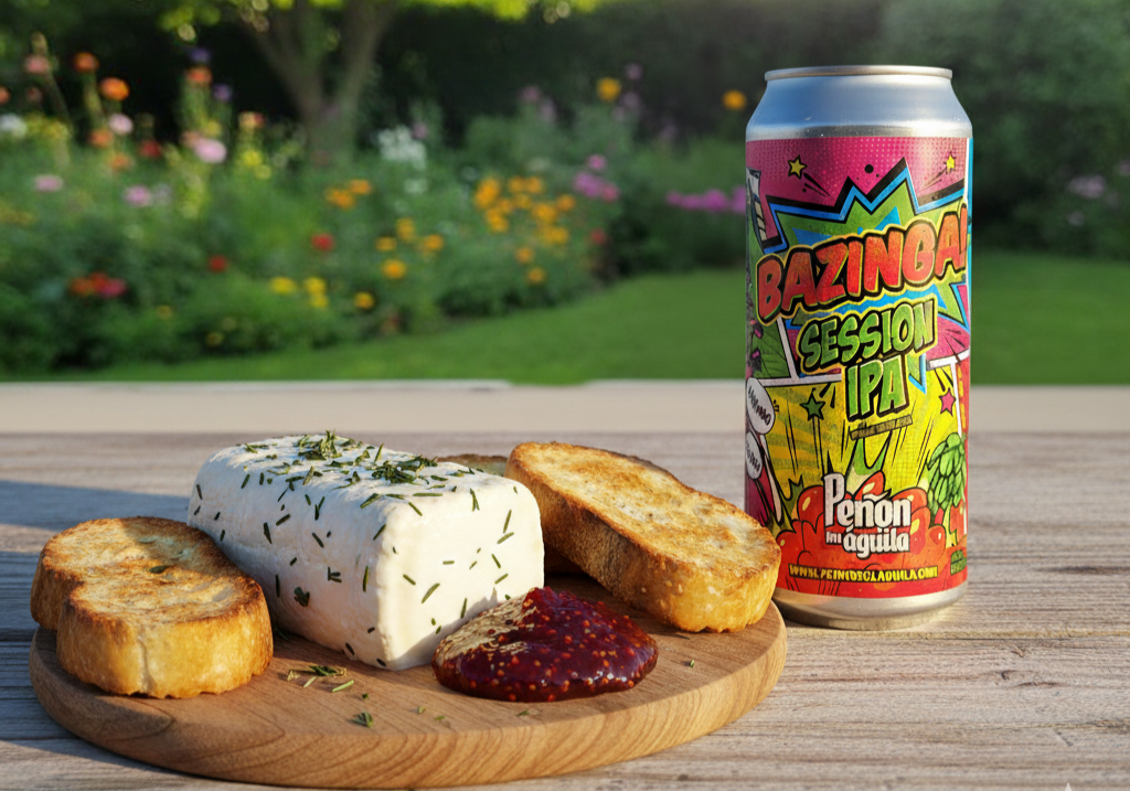 Bazinga! Session IPA: Nụ Hôn Tạm Biệt Muộn Phiền Vi dang cua bia phu hop thuong thuc cung su beo ngay cua pho mai de tuoi - Bazinga! Session IPA: Nụ Hôn Tạm Biệt Muộn Phiền