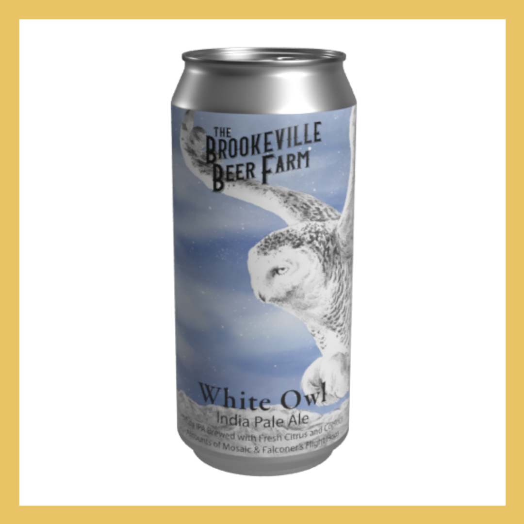 White Owl India Pale Ale co thiet ke hinh chu cuu non vo cung de thuong - White Owl India Pale Ale: Lời Th&igrave; Thầm Của C&uacute; Trắng