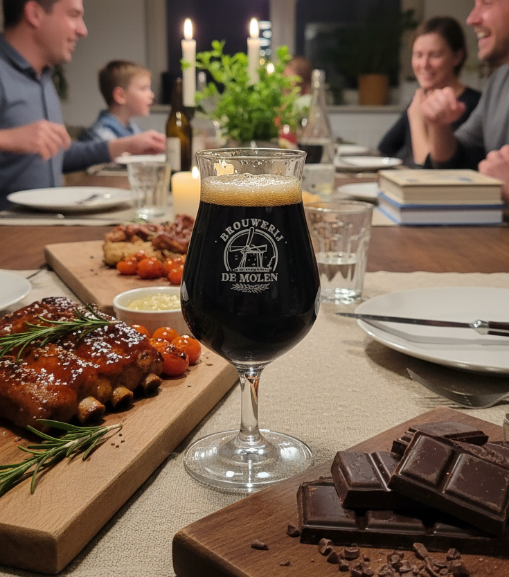 ビールと食べ物 e1763461708405 - ヘル＆ヴェルドエメニス - ミストBA：魅惑的なダークビールの色